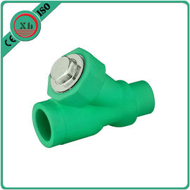 Colocaciones amistosas del tubo filtrante de agua de Eco, vávula de bola recta durable de PPR