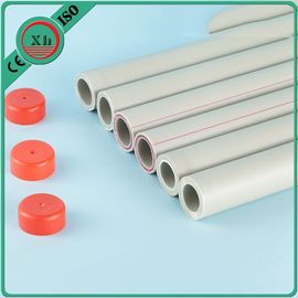 El tubo plástico del sistema residencial PPR, fontanería de PPR instala tubos blanco/verde/a Grey Color